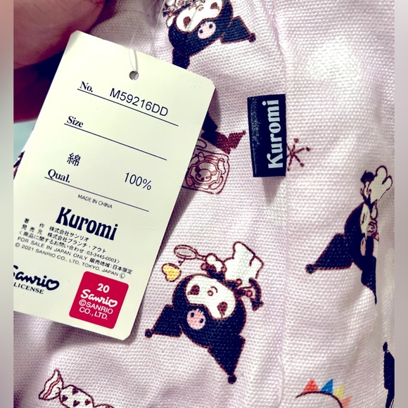 Kurumi by Sanrio Tote Bag Shoulder Bag Handbag Canvas Fabric - Picture 3 of 8